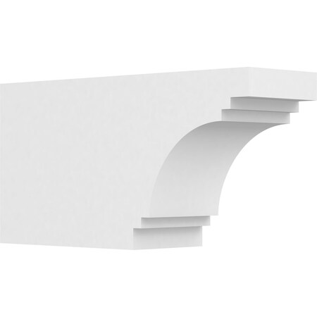 Ekena Millwork Standard Pescadero Architectural Grade PVC Rafter Tail, 6"W X 10"H X 20"L RFTP06X10X20PEC